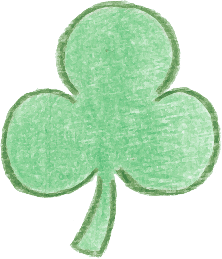 Clover - Cartoon Clover (450x525), Png Download