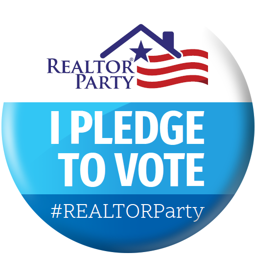 Pledge To Vote In The 2018 Election - Realtor Party (521x521), Png Download