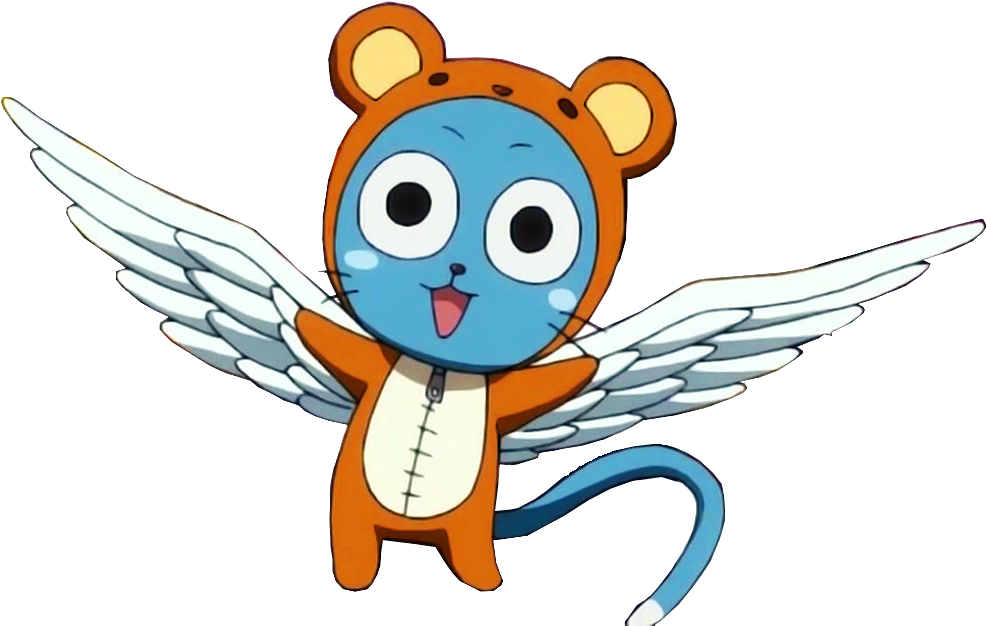 Fairy Tail Clipart Transparent - Happy Fairy Tail Chibi (1004x640), Png Download
