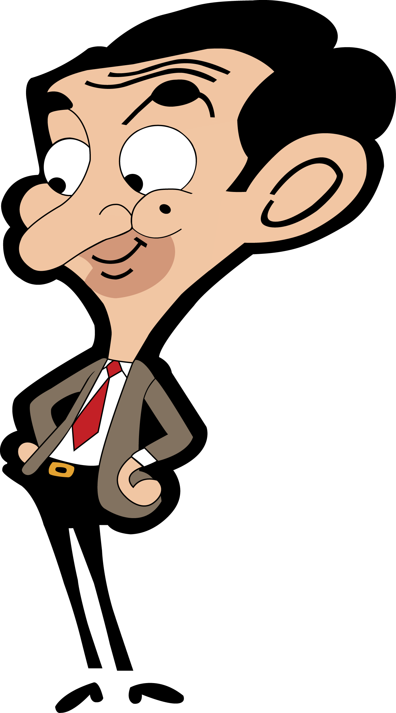 Mr Bean Caricature - Mr Bean Cartoon Quotes (1339x2407), Png Download