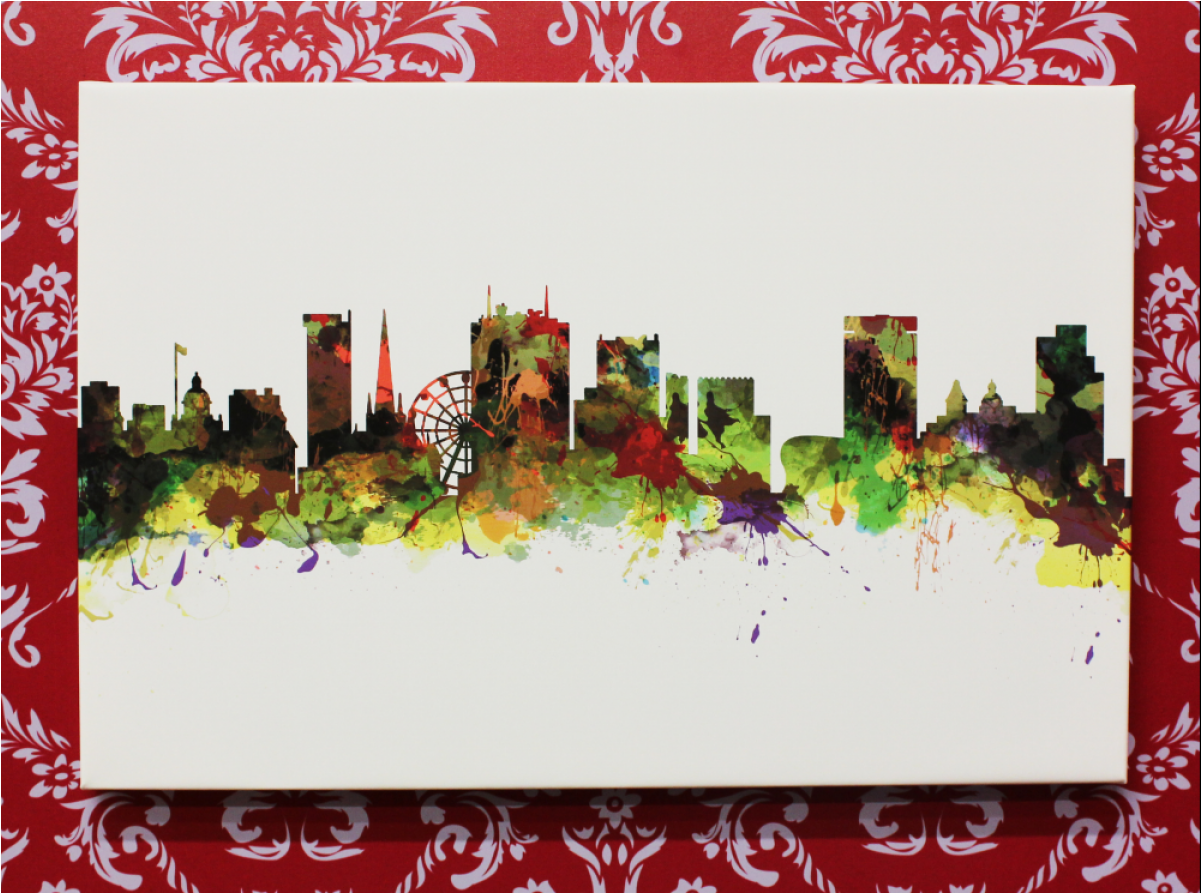 City Skylines - Art Print: Chris2766's Birmingham Uk City Skyline, (1200x1200), Png Download