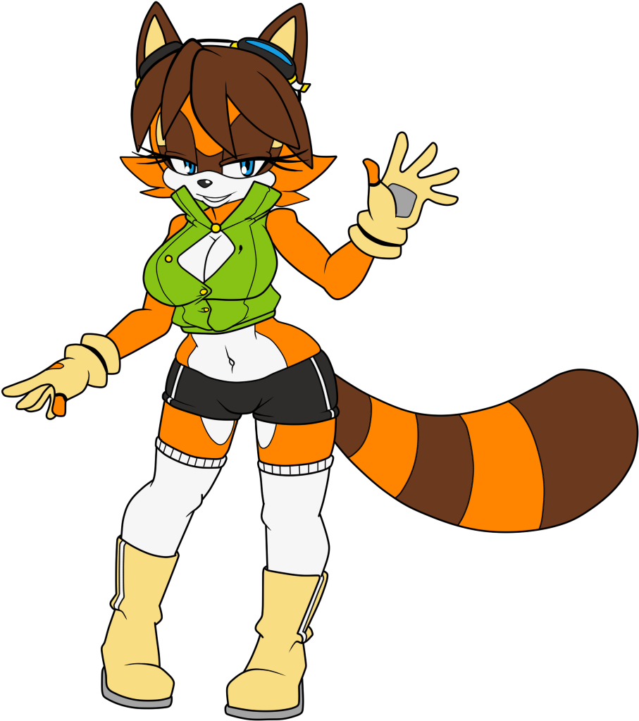 Naval The Raccoon - Cartoon (1025x1133), Png Download