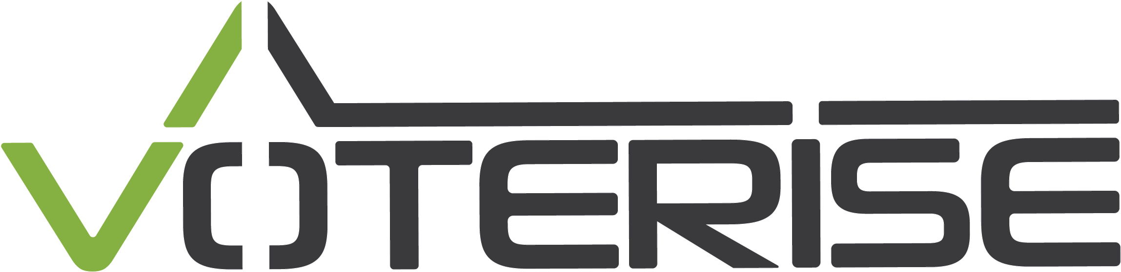 Voterise Logo White - Voterise (2500x801), Png Download