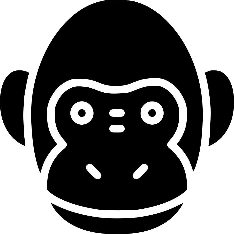 Monkey Comments - Scalable Vector Graphics (980x980), Png Download