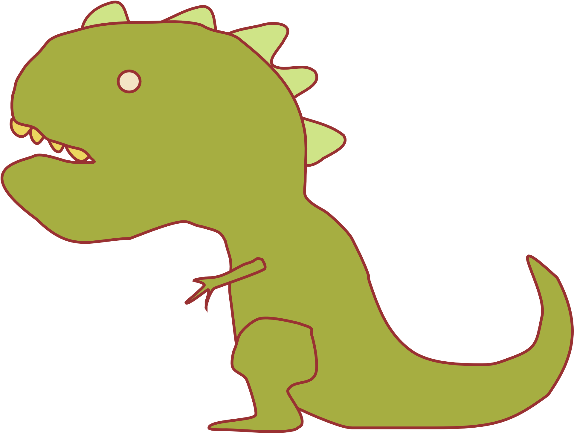 Dino Dinosaur Dinosaurio Dragon Art 555px 30 - Custom Cartoon Dinosaur Drawing Shower Curtain (555x424), Png Download