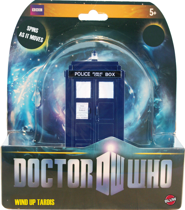 Doctor Who - Wind-up Tardis - Doctor Who - Tardis - Pull Back Wind-up Toy (617x700), Png Download
