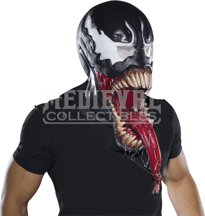 Adult Venom Latex Mask - Venom Mask (850x850), Png Download