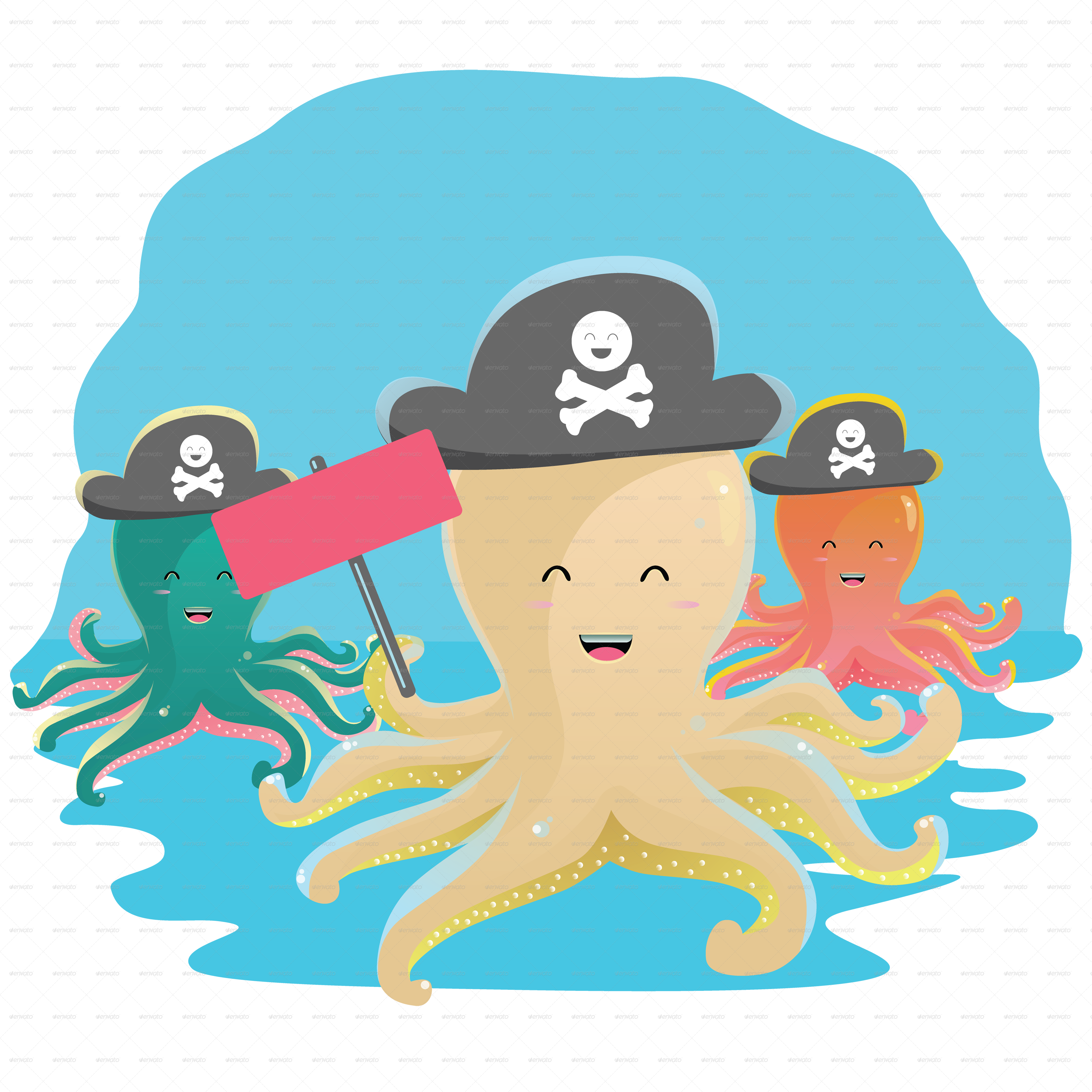 Octopus (5000x5000), Png Download