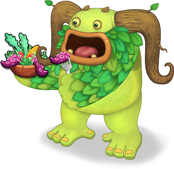 Entbrat And Big Salad - My Singing Monsters Food (715x582), Png Download
