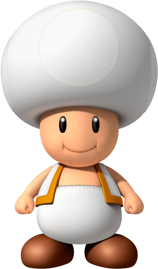 Super Mario Red Toad (600x1024), Png Download
