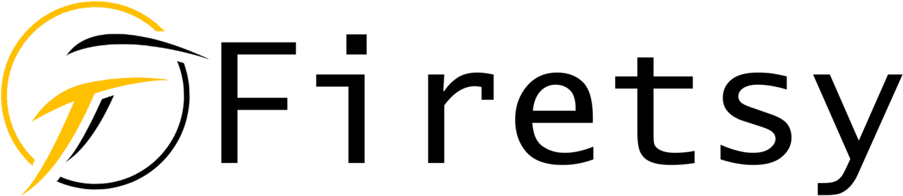Firetsy - Black-and-white (1340x345), Png Download