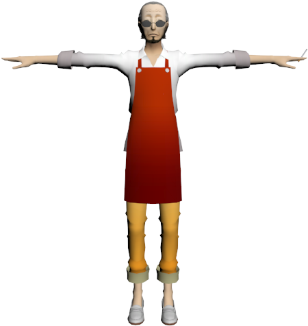 P5-earlysojiro - Persona 5 T Pose (481x480), Png Download