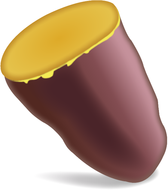 Download Ai File - Sweet Potato Emoji (640x640), Png Download