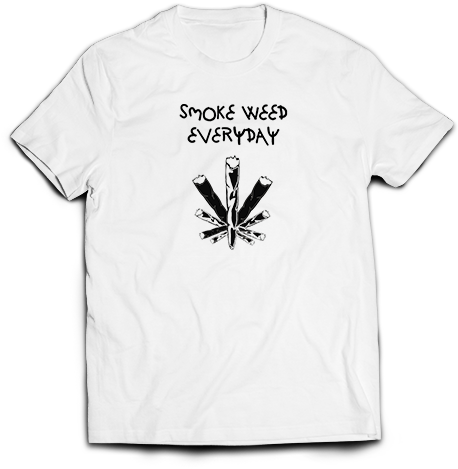 Smoke Weed Everyday T-shirt - Solid Space Shirt (700x525), Png Download