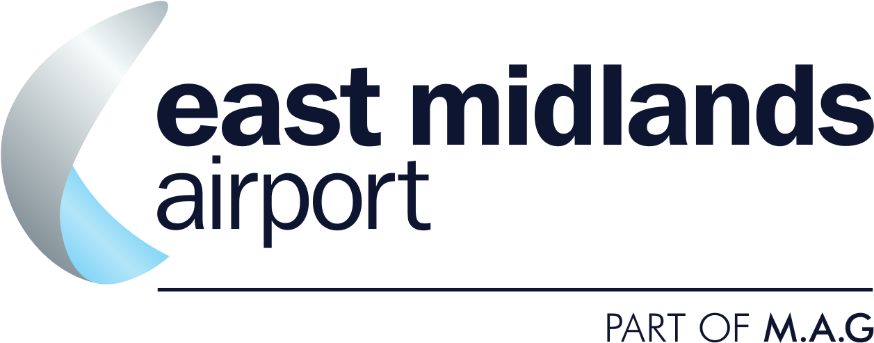 East Midlands Airport Logo (1280x520), Png Download