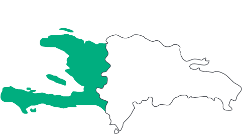 Program Details - Dominican Republic And Haiti Map (500x291), Png Download