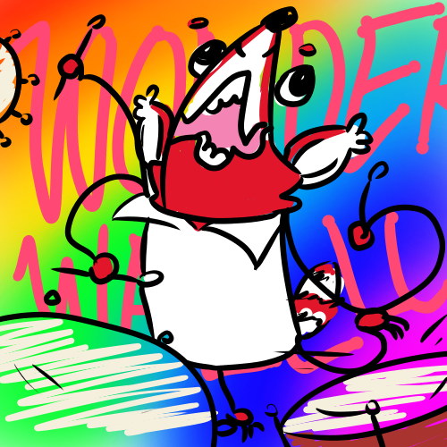 [leak] Renwad Album Cover Leaked - Cartoon (500x500), Png Download