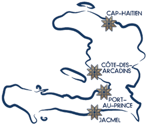 Photo - Carte D Haiti Png (652x466), Png Download