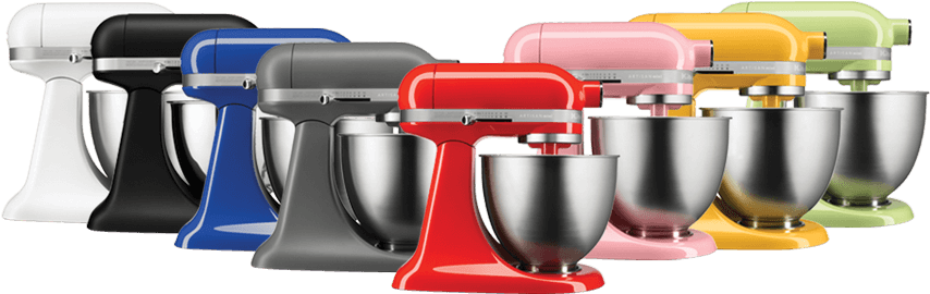 Kitchena#mixers - Kitchen Aid Artisan Mini (860x272), Png Download