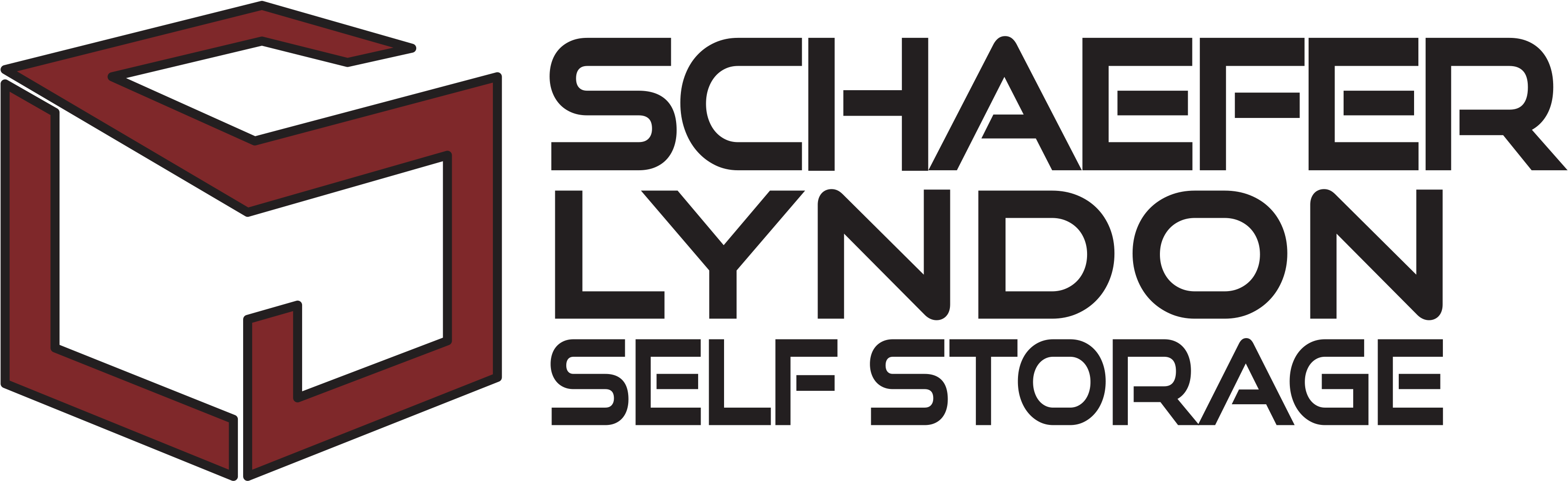 Schaefer Lyndon Self Storage Logo - Schaefer Lyndon Self Storage (3456x1026), Png Download