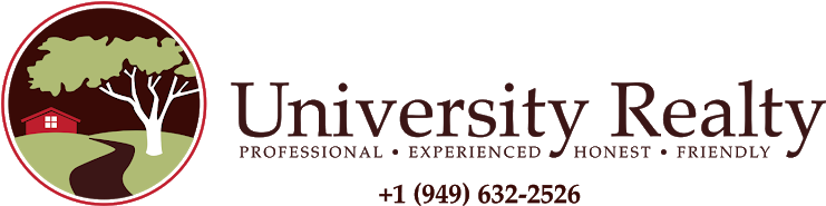 University Realty Homes For Sale Irvine Orange County - University (752x208), Png Download
