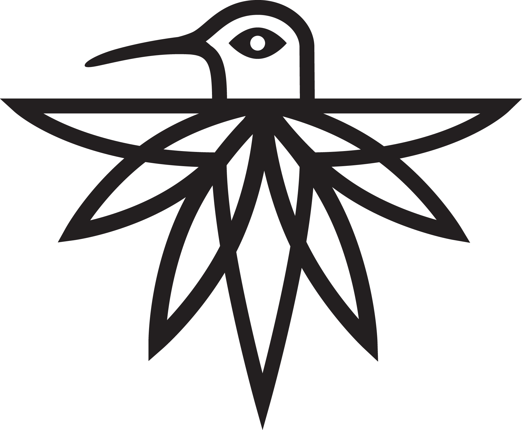 Harmony Extracts Denver Concentrates Hummingbird Black - Harmony Extracts Logo (1800x1483), Png Download