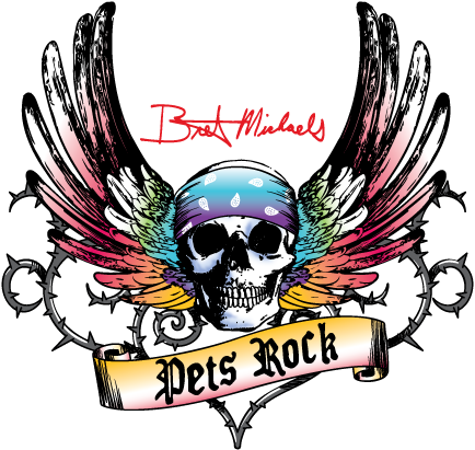 Bret Michaels Pets Rock Braided Dog Collar (612x792), Png Download