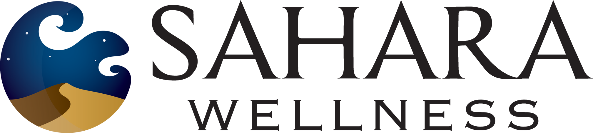 Back Home - Sahara Wellness Dispensary Logo (2017x453), Png Download