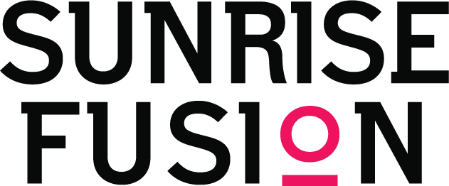 Sunrise Fusion Logo (631x262), Png Download