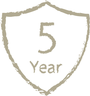 5 Year Guarantee - Emblem (500x500), Png Download