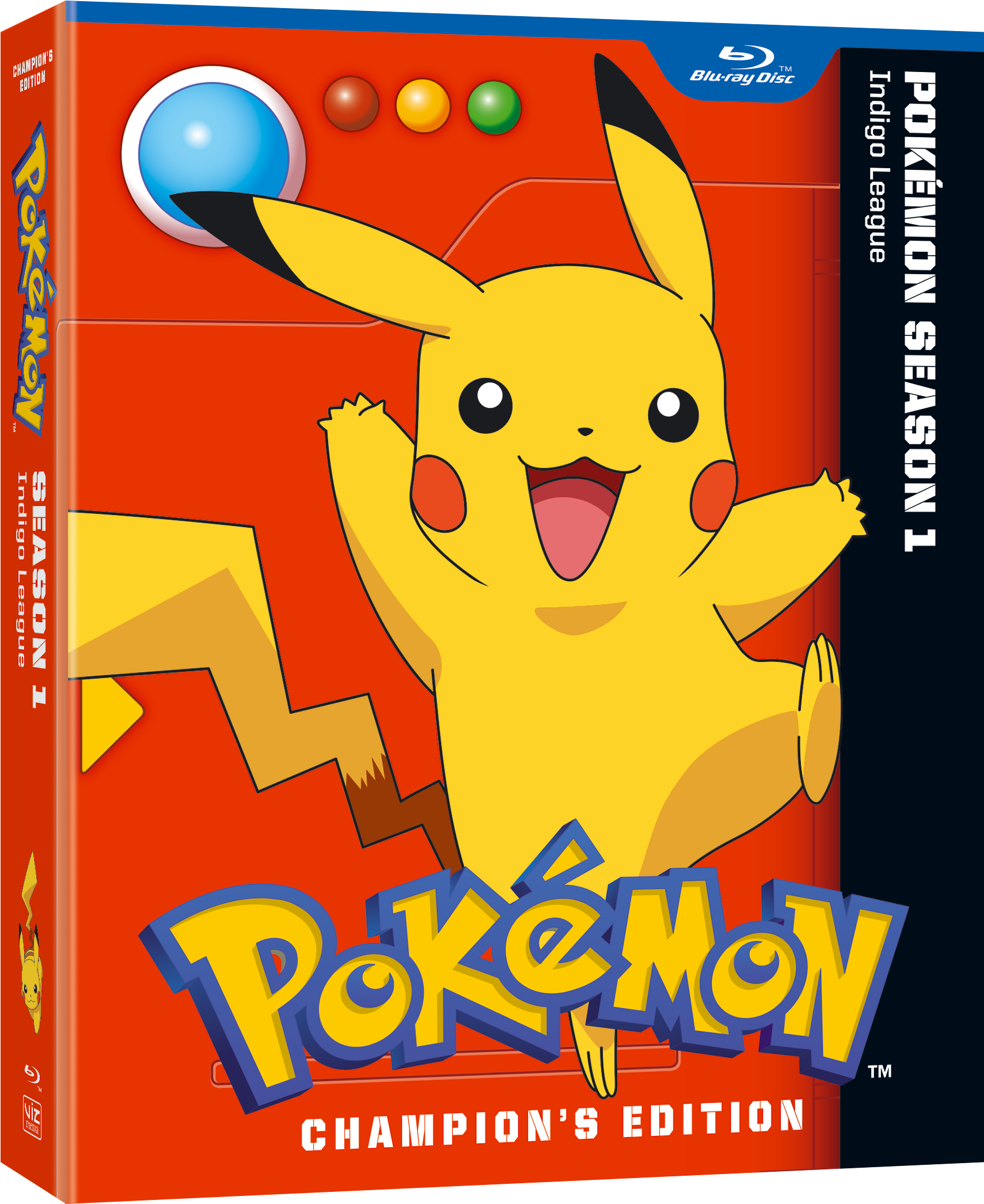 Pokemon Indigo League Season 1 Blu Ray (1835x2370), Png Download