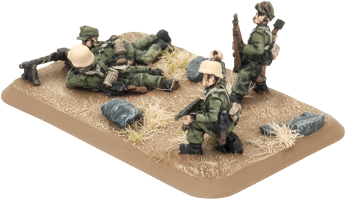 Teams Combine A Machine Gunner Armed With An Mg34 Light - Soldier (500x288), Png Download