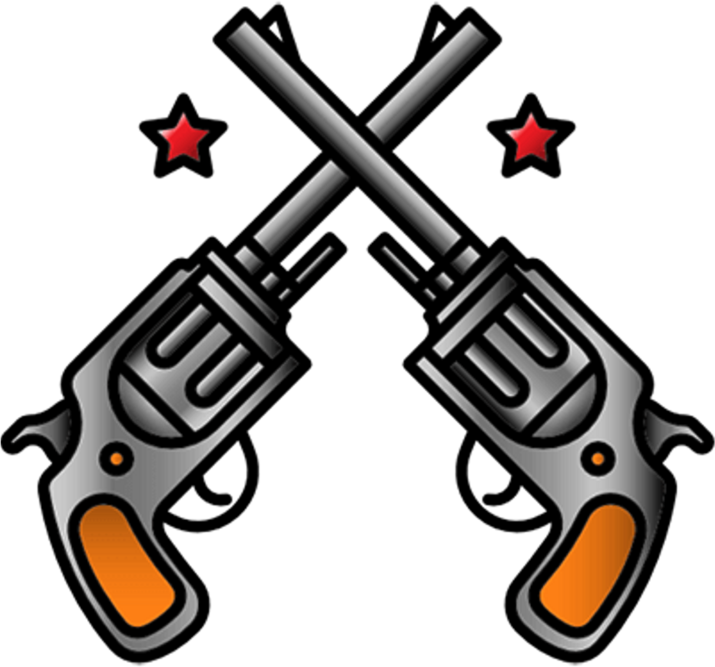 Old School Gun Cartoon (480x480), Png Download