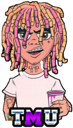 Junkies - Lil Pump Cartoon Drawing (500x500), Png Download