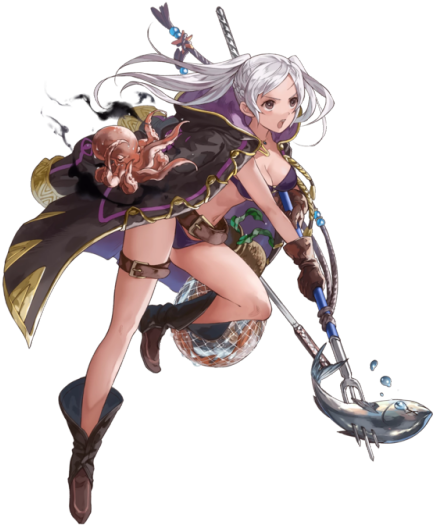 Fire Emblem Awakening Tharja Swimsuit - Fire Emblem Heroes Female Robin (500x570), Png Download