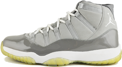 Air Jordan 11 "cool Grey" - Sneakers (600x401), Png Download