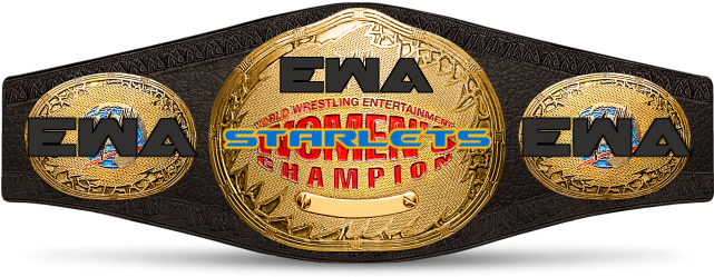 Ewa Starlets Championship Belt - Professional Wrestling (640x360), Png Download