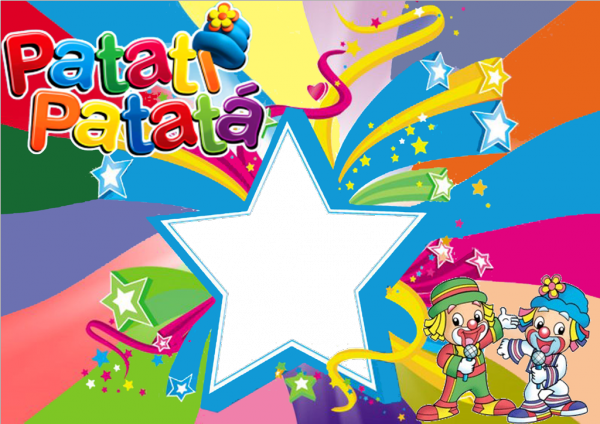 Moldura Para Foto Patati E Patatá - Patati Patata (600x424), Png Download