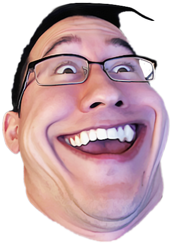 Markiplier - Funny Faces For Turbo Dismount (500x500), Png Download