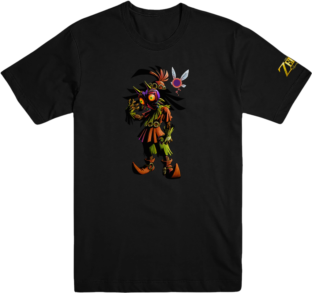 Tee - Skull Kid - Men's Fila Logo T-shirt (1024x1024), Png Download