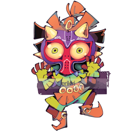 Skull Kid Acrylic Charm - Skull (480x480), Png Download