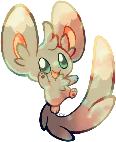Zoom - Minccino Fanart (500x579), Png Download