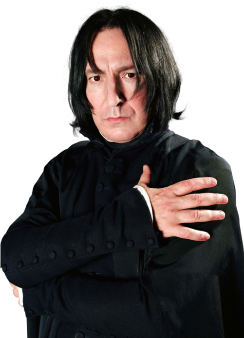 Harry Potter Tumblr Download - Alan Rickman Psa Harry Potter (500x704), Png Download