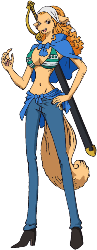 Wanda - One Piece Arc Zou (350x881), Png Download