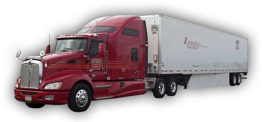 Zimmerman Truck Lines (904x423), Png Download
