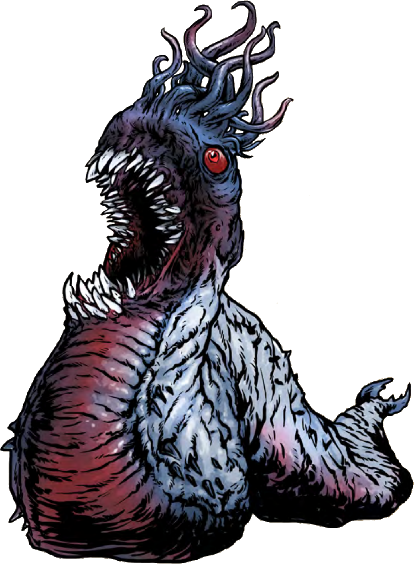 Psionic - - - Puppeteer%2c - Flesh - Harrower - 01 - Drawing (1452x1975), Png Download