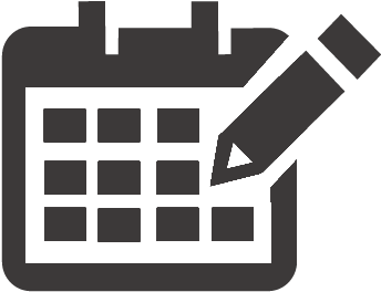 Business Calender Gris , 2017 01 24 - Book Now Icon (400x400), Png Download