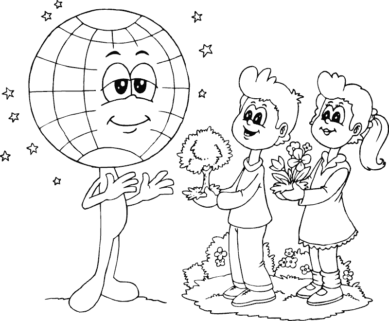 Boy Playing In Beach Coloring Page Kids - رسومات عن البيئة للتلوين (800x660), Png Download