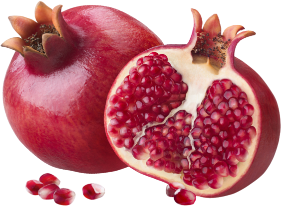 Half Pomegranate (800x559), Png Download