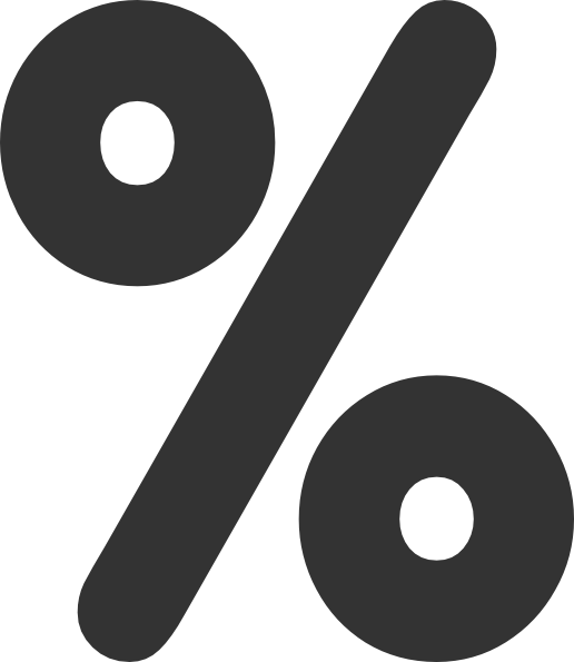 Download Free High Quality Percentage Png Transparent - Percentage Clipart (516x595), Png Download